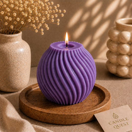 Aurora Swirl Candle