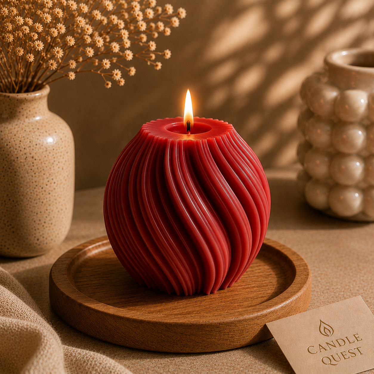 Aurora Swirl Candle