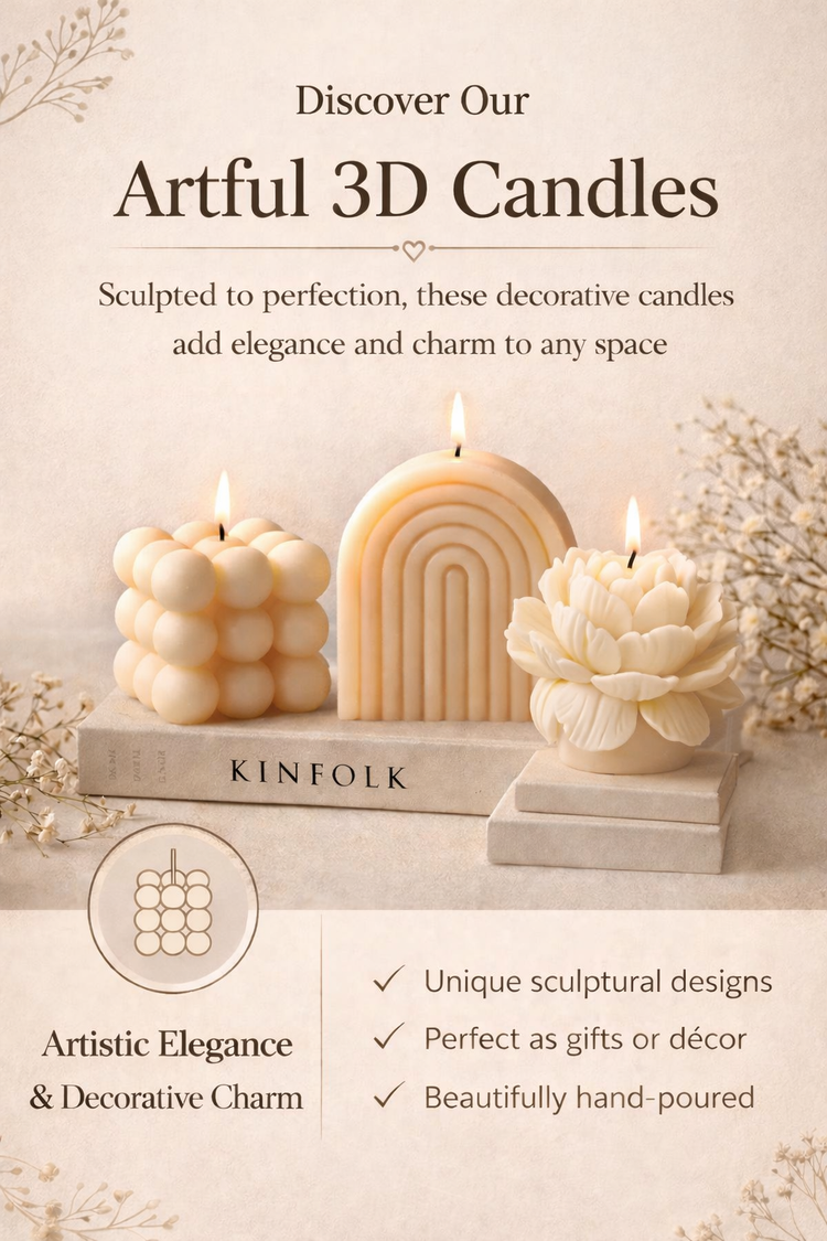 3D Scented Candles