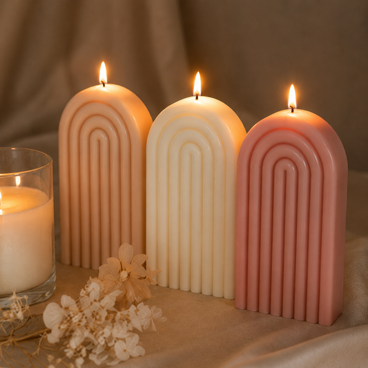 Rainbow Arc Candles