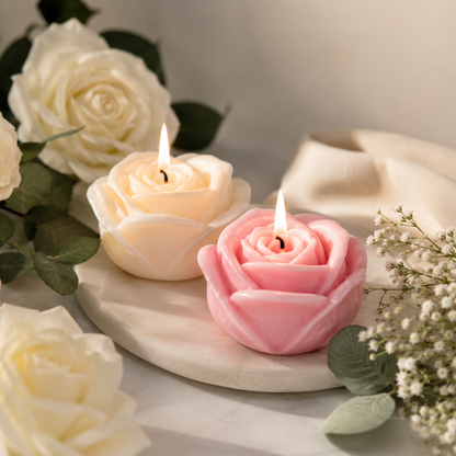 Royal Bloom Rose Candle