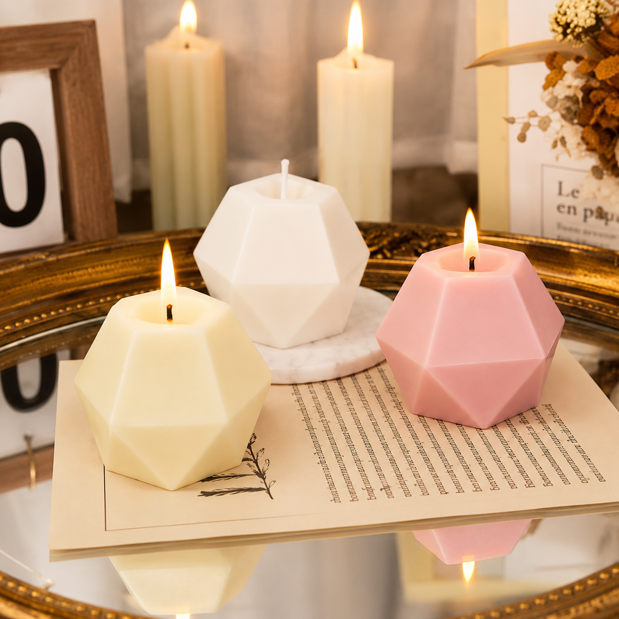 Diamond Glow Candles