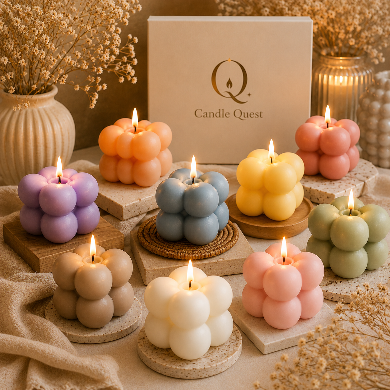 Mini Bubble Candle