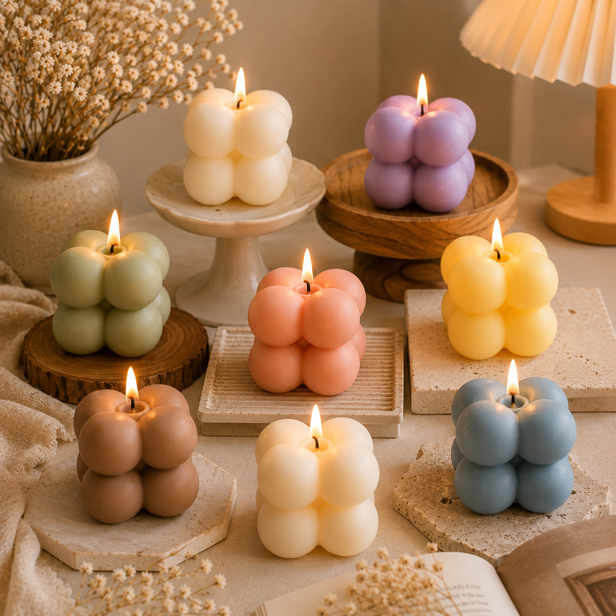 Mini Bubble Candle