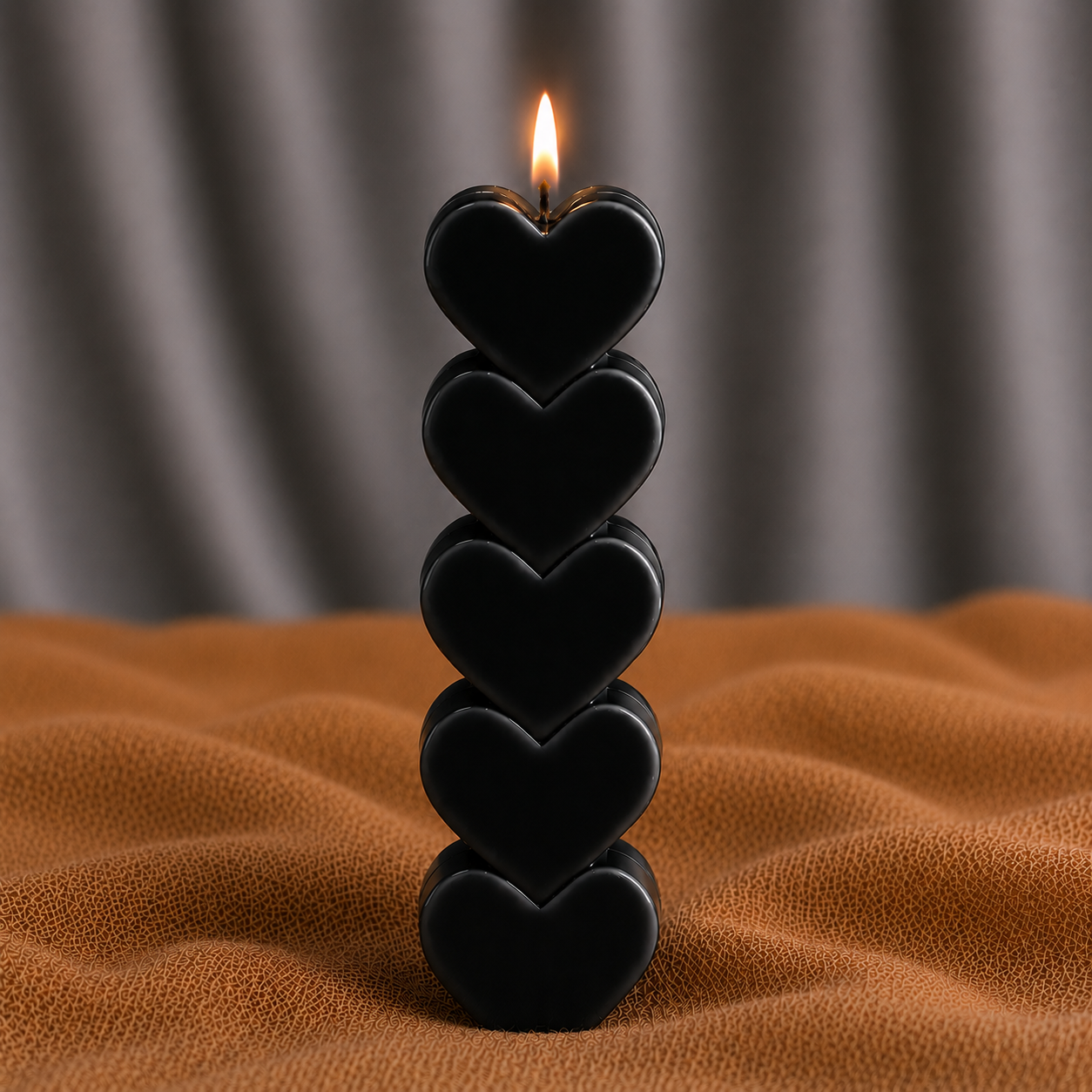 HeartGlow Pillar Candle