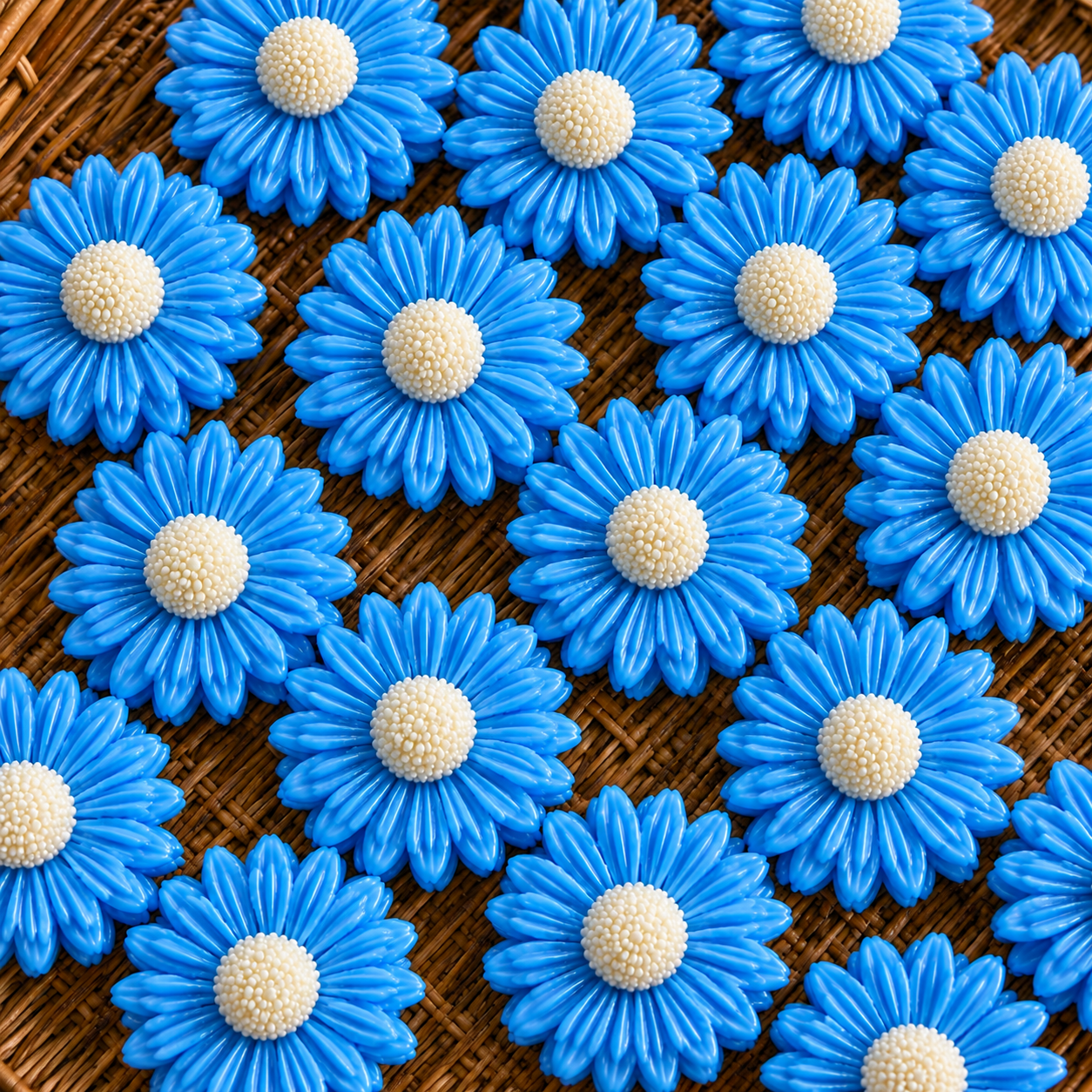 Blooming Daisy Flower Candle