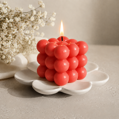 Bubble Cube Candle