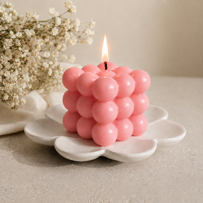 Bubble Cube Candle