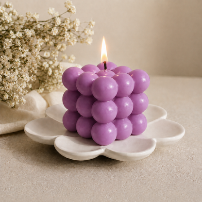 Bubble Cube Candle