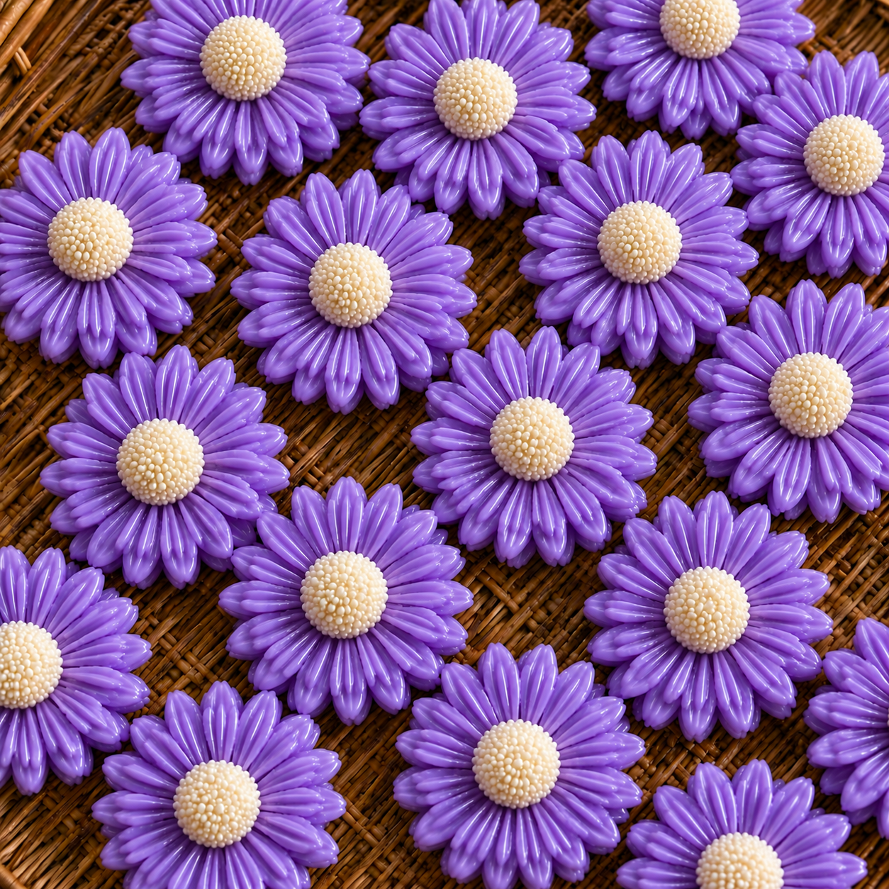Blooming Daisy Flower Candle