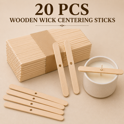 Wooden Wick Centering Stick