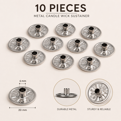 Metal Candle Wick Sustainers