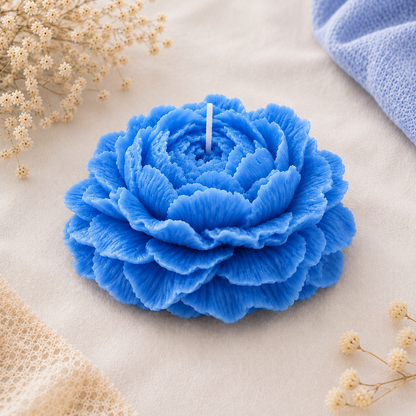 Peony Flower Candle