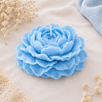 Peony Flower Candle