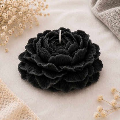 Peony Flower Candle