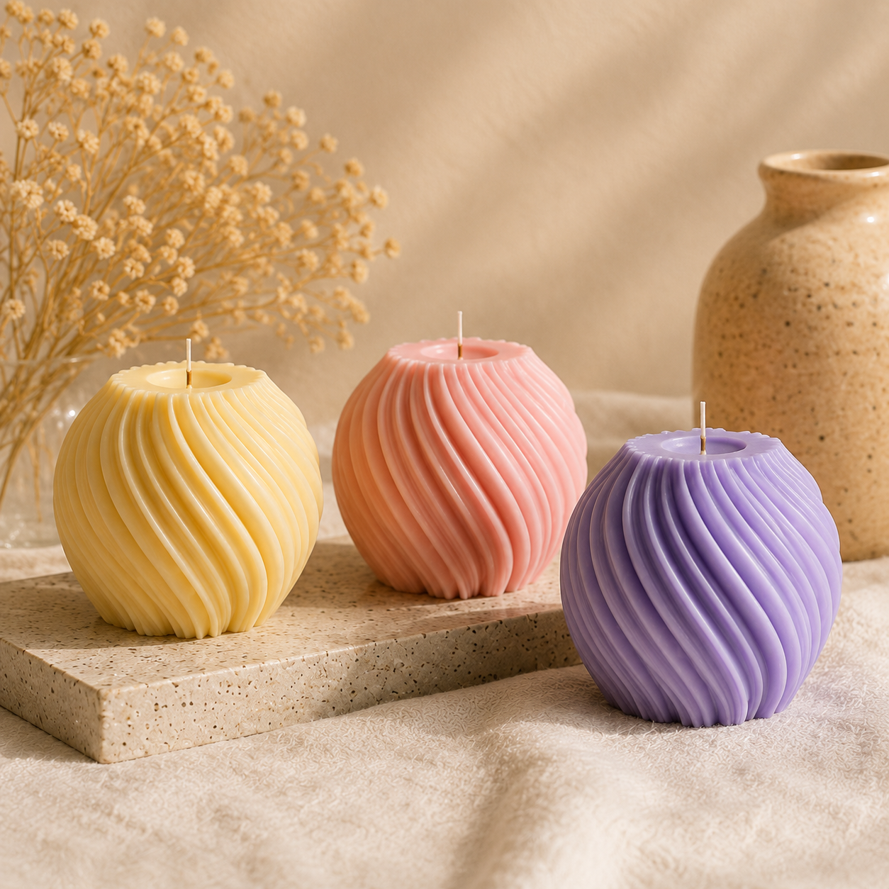Aurora Swirl Candle
