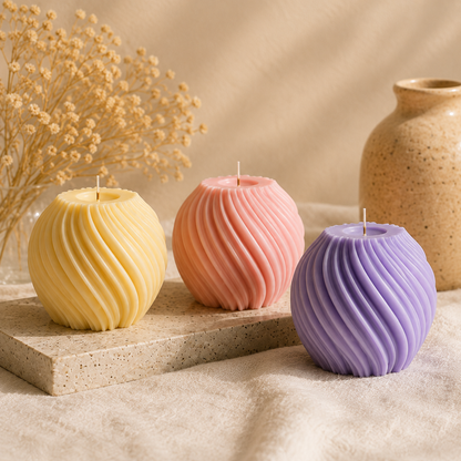 Aurora Swirl Candle