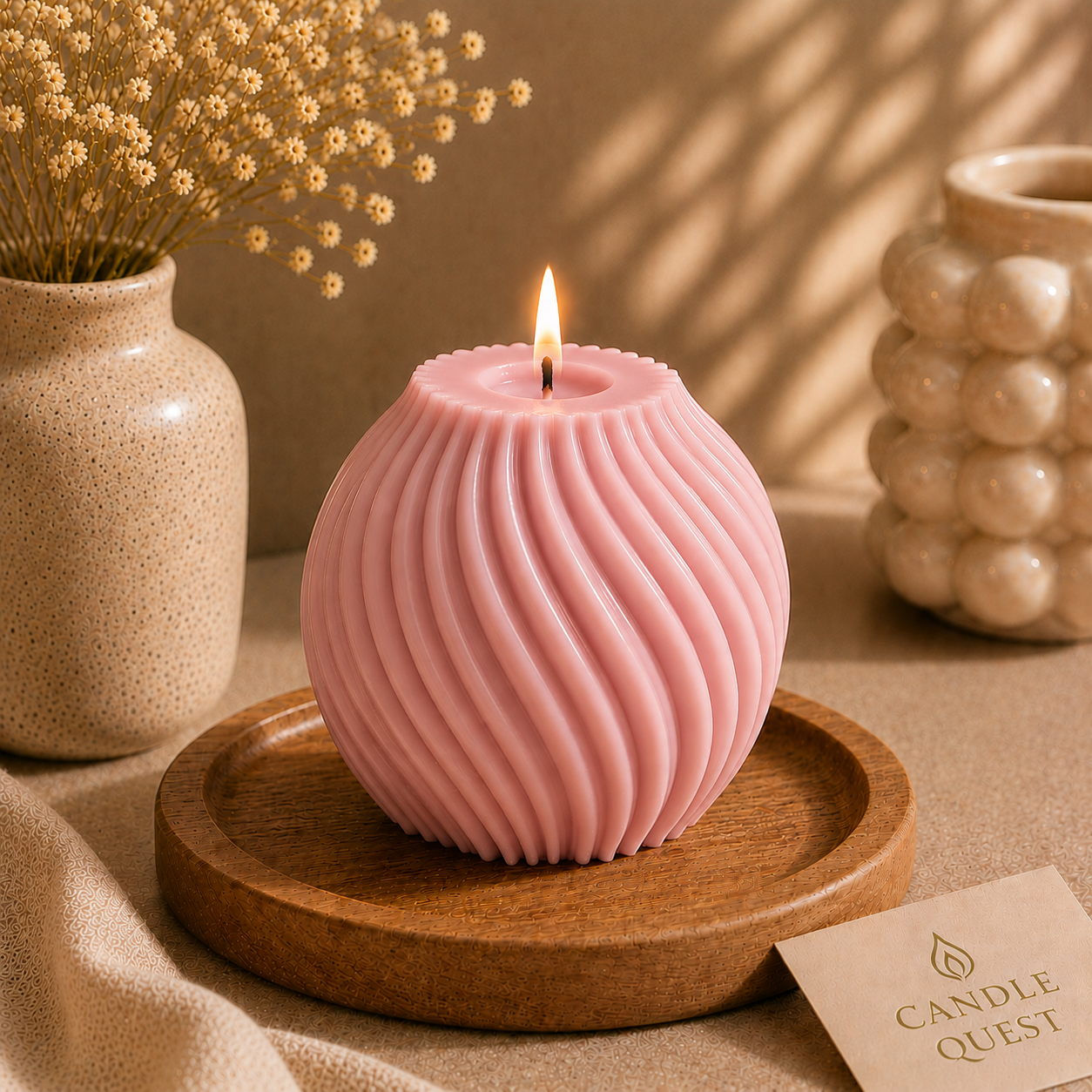 Aurora Swirl Candle