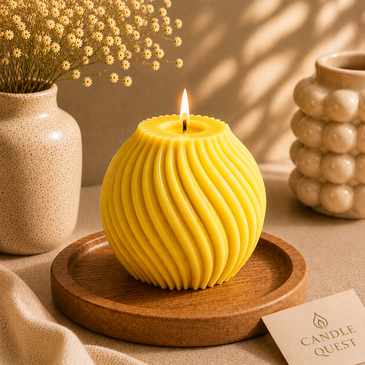 Aurora Swirl Candle