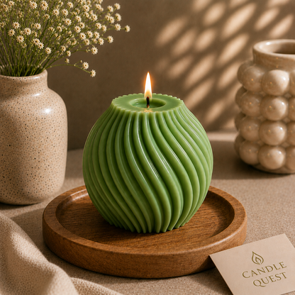 Aurora Swirl Candle