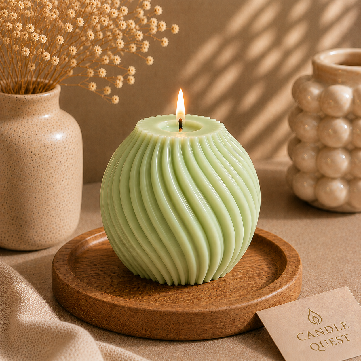 Aurora Swirl Candle