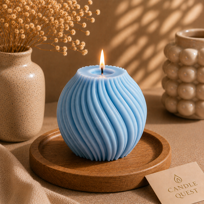 Aurora Swirl Candle
