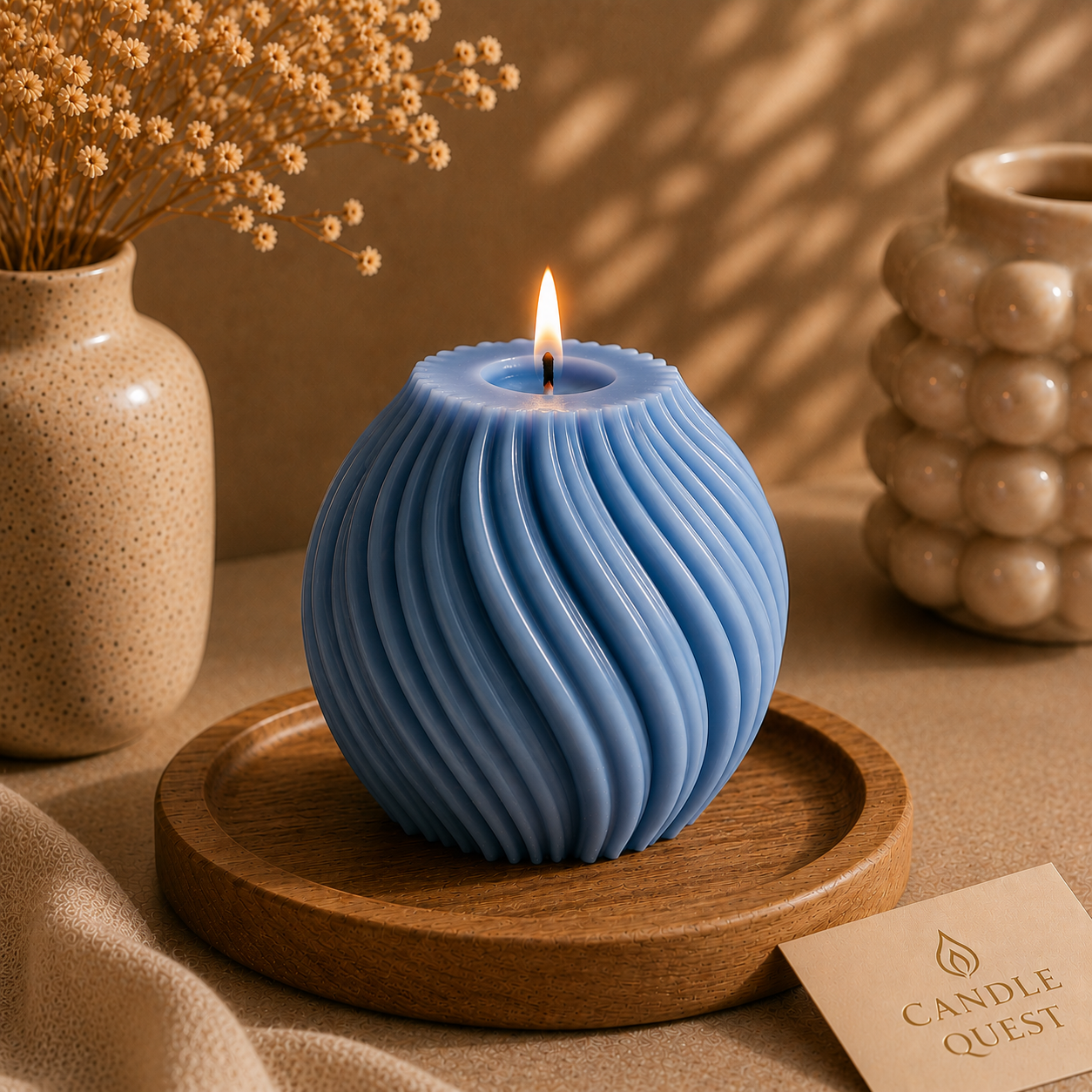 Aurora Swirl Candle