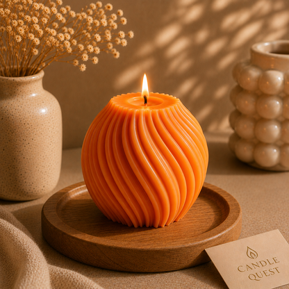 Aurora Swirl Candle