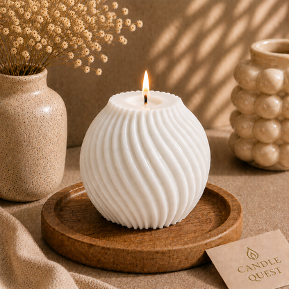 Aurora Swirl Candle
