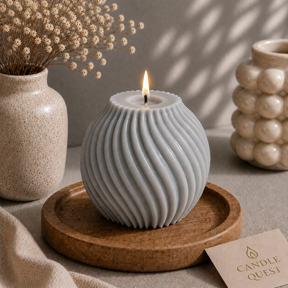 Aurora Swirl Candle