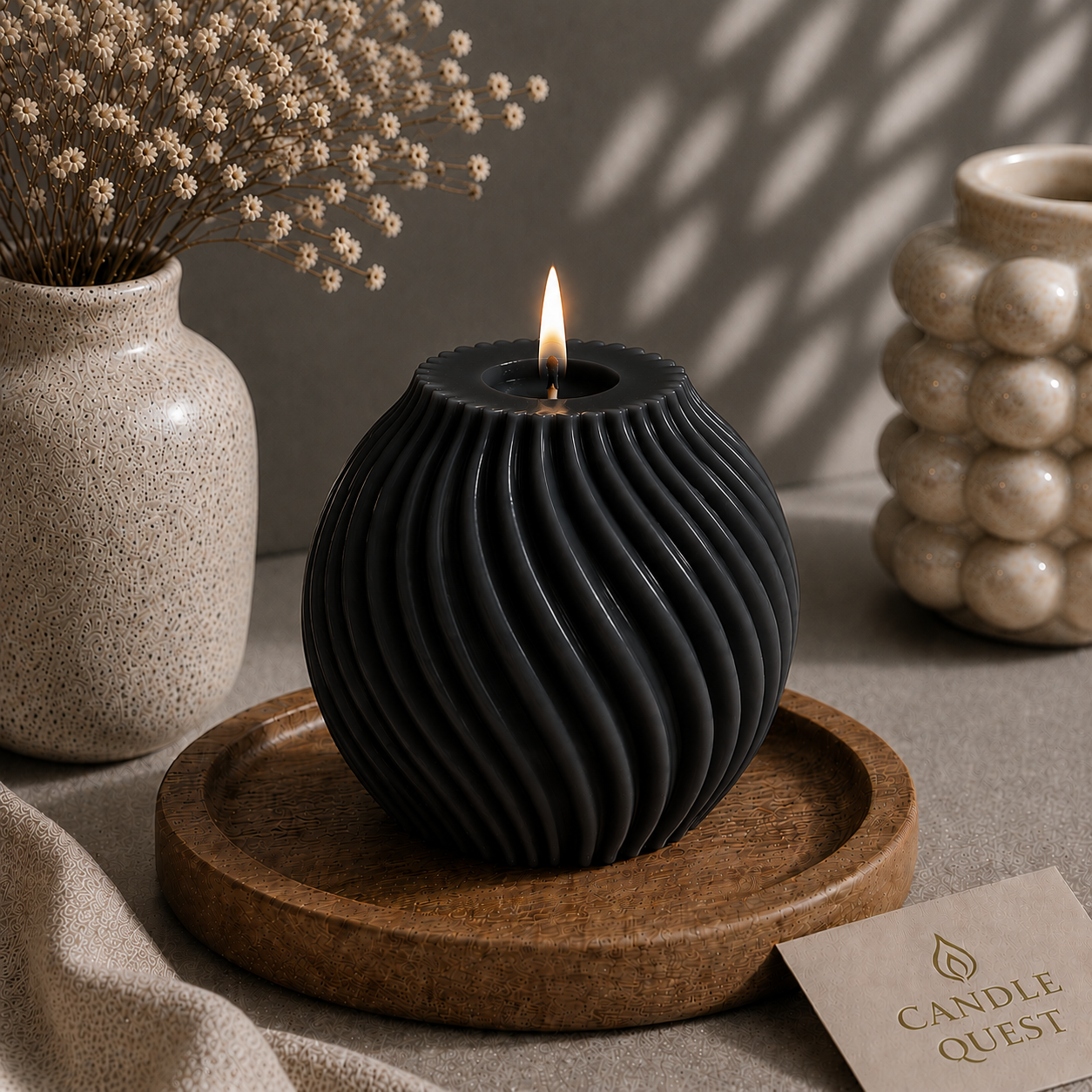 Aurora Swirl Candle
