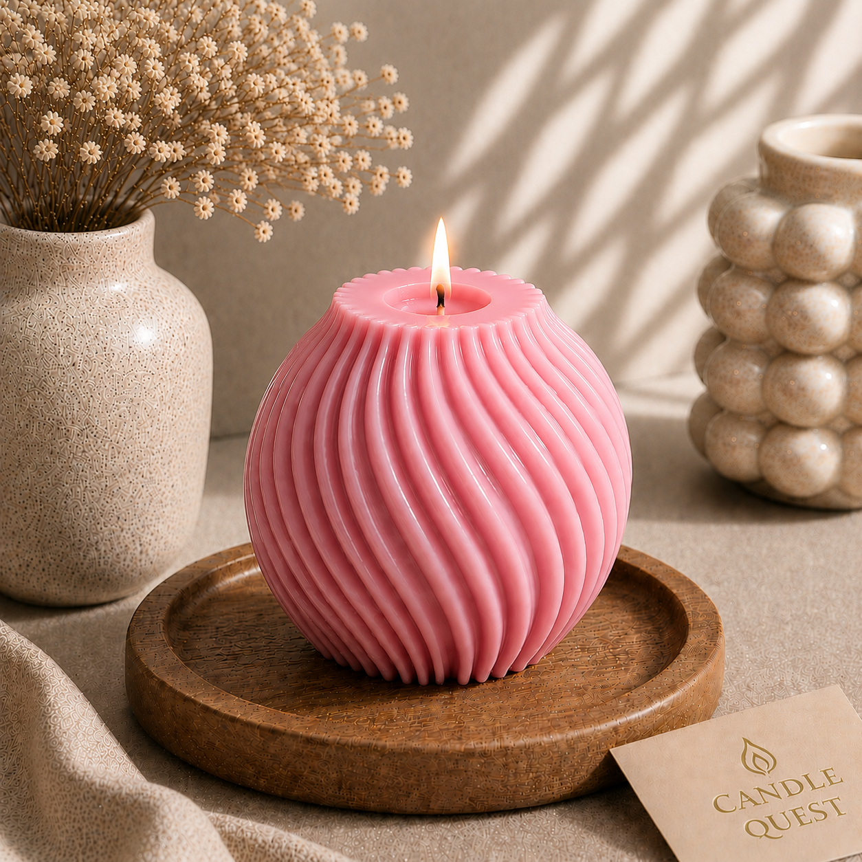 Aurora Swirl Candle