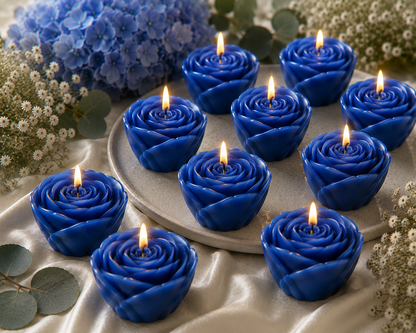 Royal Bloom Rose Candle
