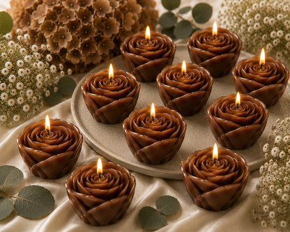 Royal Bloom Rose Candle