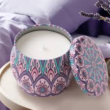 Floral Tin Candle