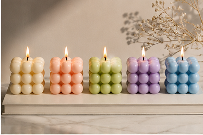 Bubble Cube Candle