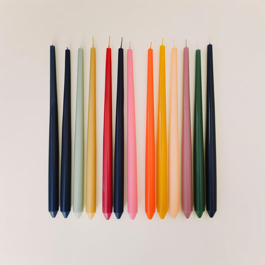 Elegant Multicolor Tapper Candle