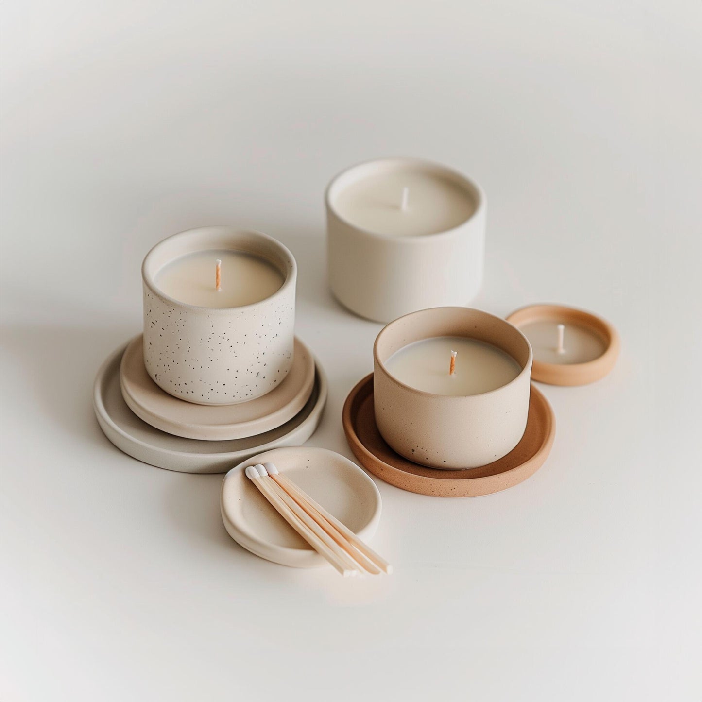 Concrete Jar Candle | Minimalist Luxury Candle with Modern Finish