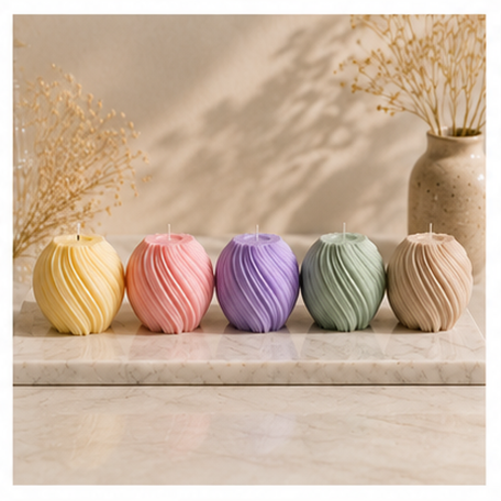Aurora Swirl Candle
