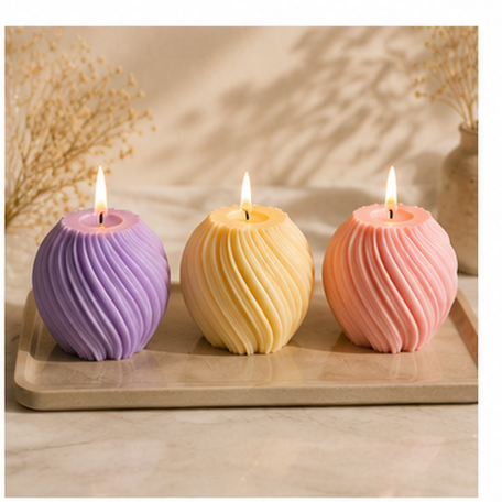 Aurora Swirl Candle